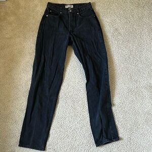 London Jean Straight Black Jean Size 10
